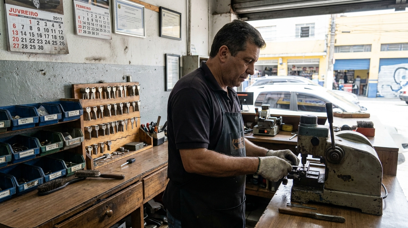Chave Presencial (Smart Key) no Setor Central, Aparecida de Goiânia‑GO
